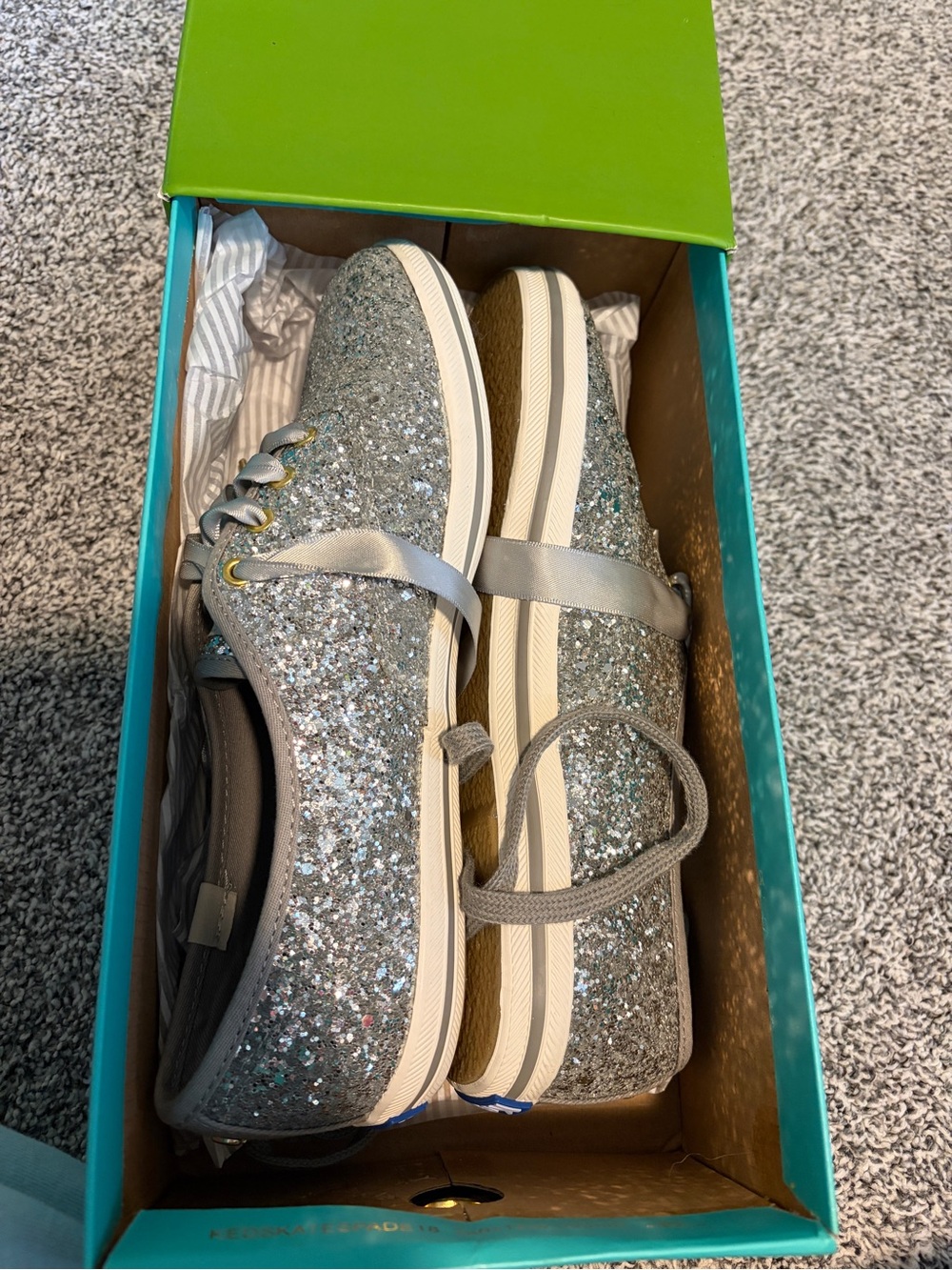 Keds X Kate Spade - silver glitter